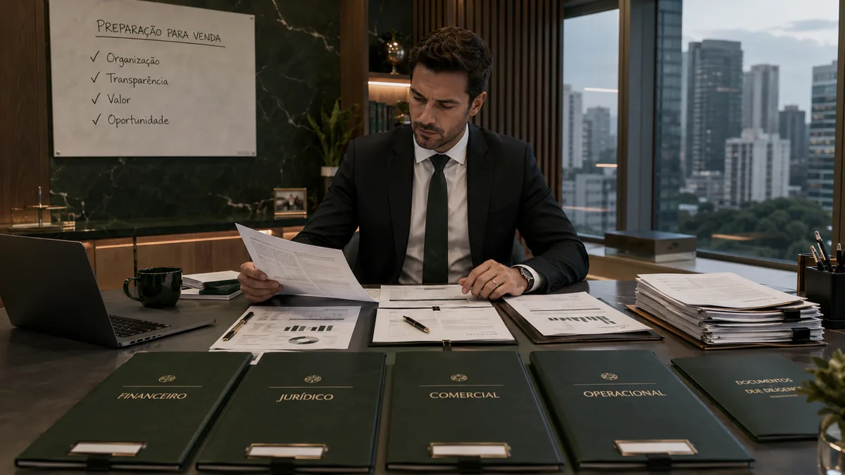 Como preparar empresa para venda em M&A antes do comprador aparecer
