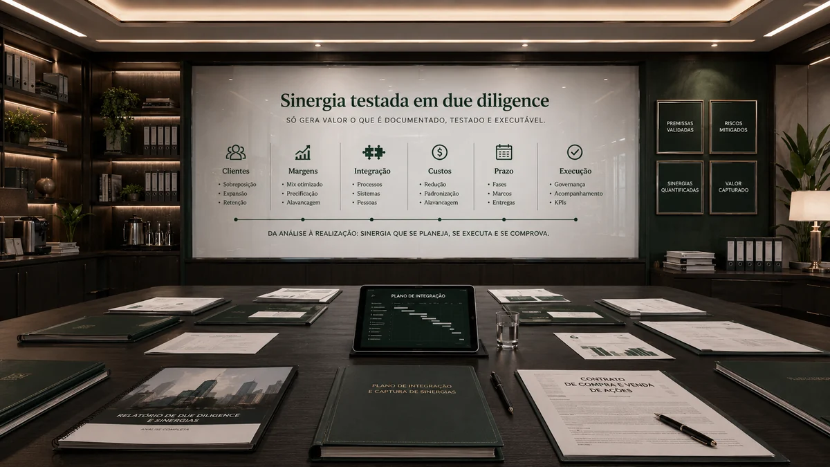 Integração pós-aquisição transforma tese de sinergia em caixa